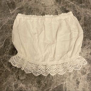 White shirt Strapless